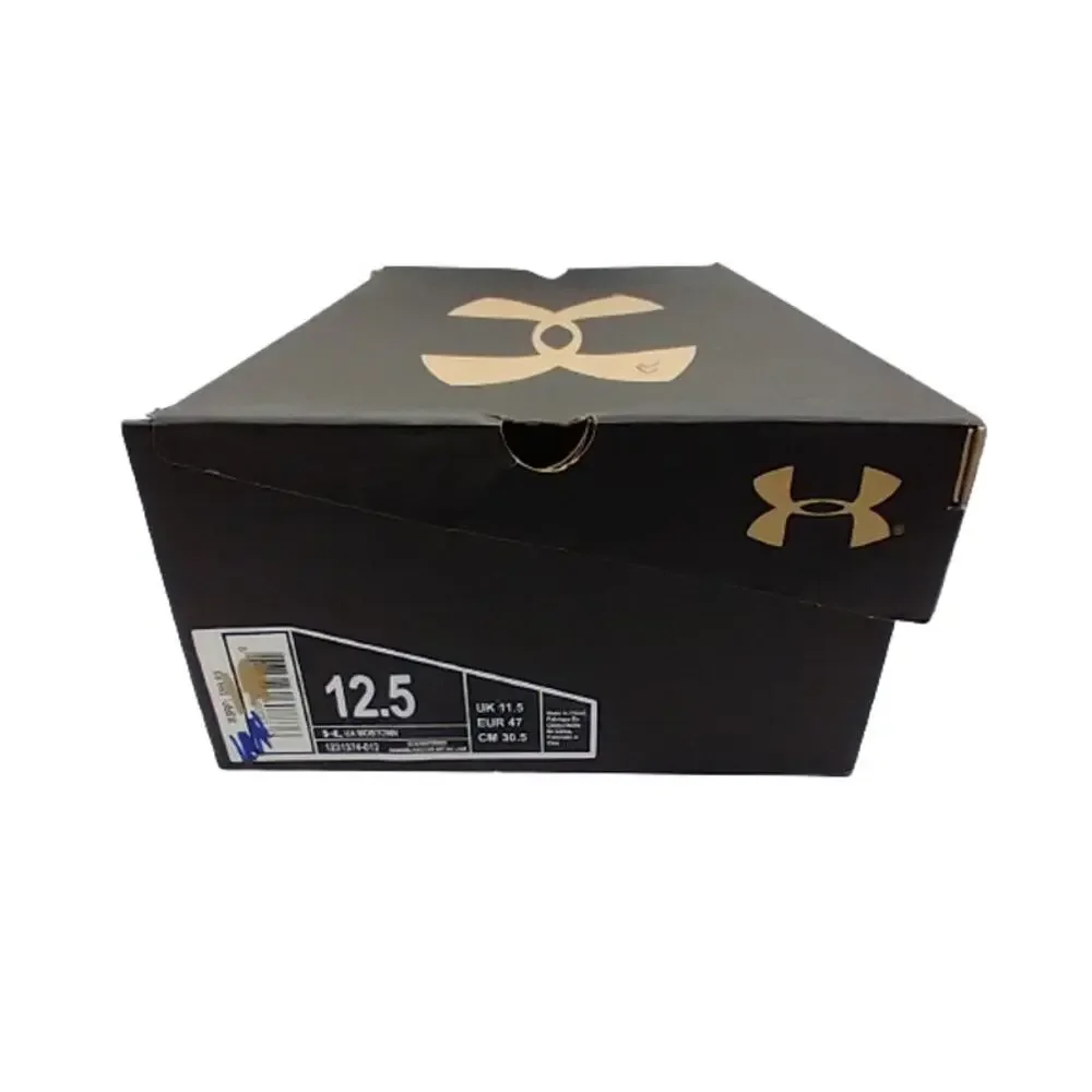 Under Armour Men's 12.5 Black Sneakers New MSRP $100
